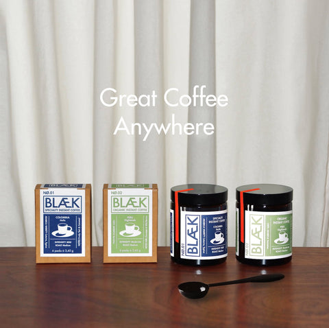 BLÆK Sets | Premium instant coffee Powder | Coffee Sets
