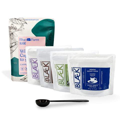 BLÆK Premium Instant Coffee Starter Set - All coffees 
