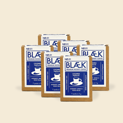 BLÆK Instant Kaffee NØ.1 - Blonde Roast - Box
