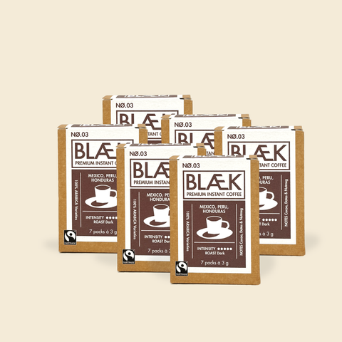 BLÆK Instant Kaffee NØ.3 - Dark Roast - Box