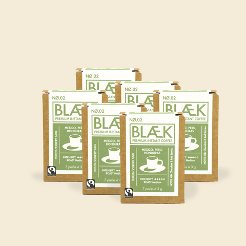 BLÆK Instant Kaffee NØ.2 - Medium Roast - Box