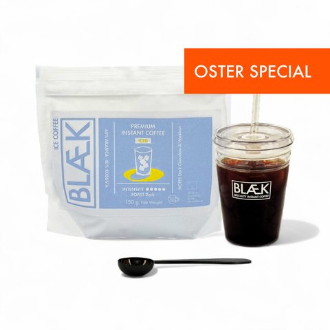 BLÆK Premium Instant Kaffee - Ice Coffee Starter Set