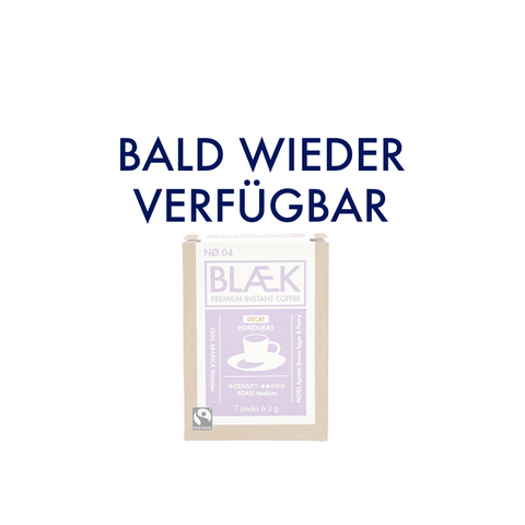BLÆK Instant Kaffee NØ.4 - Medium Roast (DECAF)