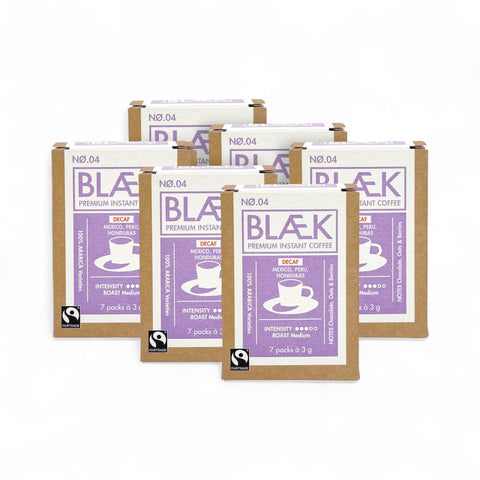 BLÆK Instant Kaffee NØ.4 | Vorteilspack | 6er Box