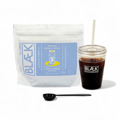 BLÆK Premium Instant Coffee - Ice Coffee Starter Set 