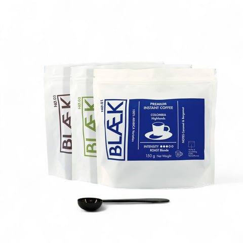 BLÆK Premium Instant Coffee Starter Set Classic