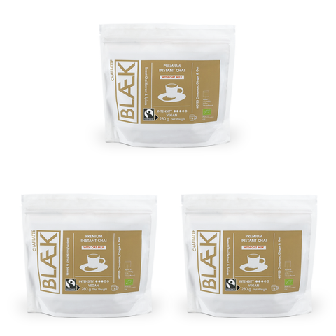 BLÆK Instant Chai Latte | 3 x 280g Vorteilspack