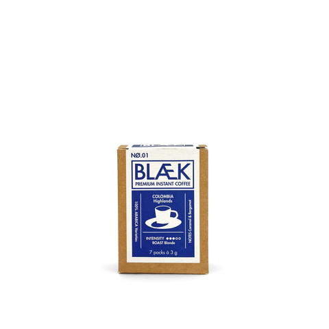 BLÆK Instant Coffee NØ.1 - Blonde Roast - Box