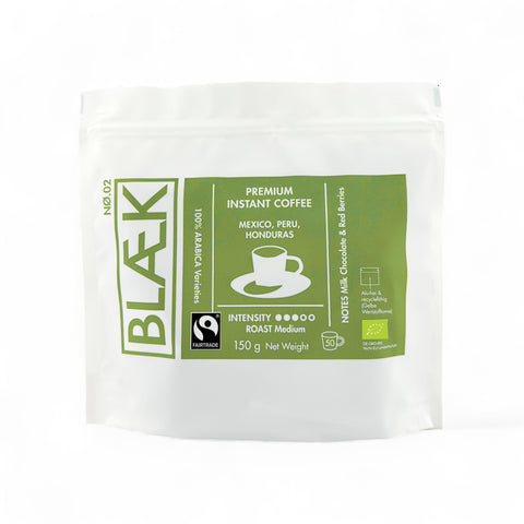 BLÆK Instant Coffee NØ.2 - Medium Roast - Bag