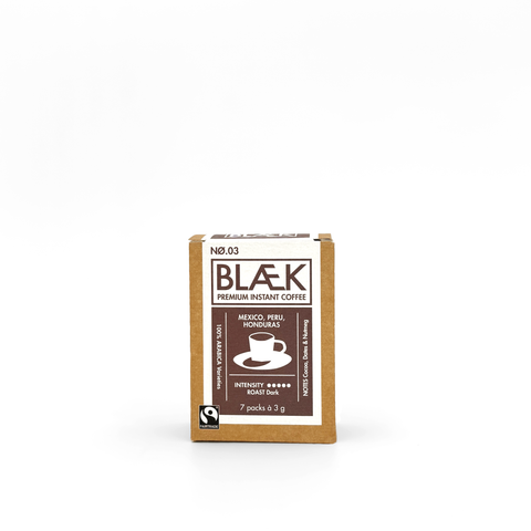 BLÆK Instant Coffee NØ.3 - Dark Roast - Bag