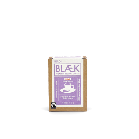 BLÆK Instant Coffee NØ.4 - Medium Roast (DECAF) - Box
