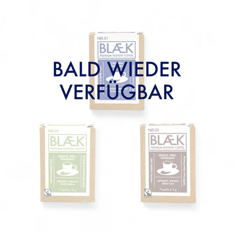 BLÆK Premium Instant Kaffee Starter-Set Classic