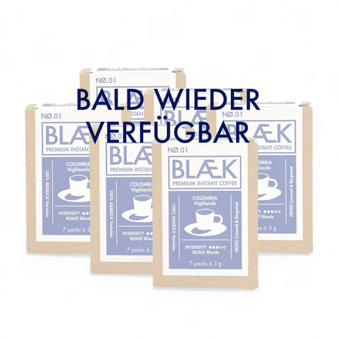 BLÆK Instant Kaffee NØ.1 | Vorteilspack | 6er Box