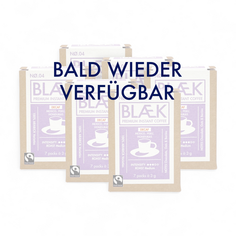 BLÆK Instant Kaffee NØ.4 | Vorteilspack | 6er Box