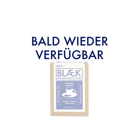 BLÆK Instant Coffee NØ.1 - Blonde Roast - Box